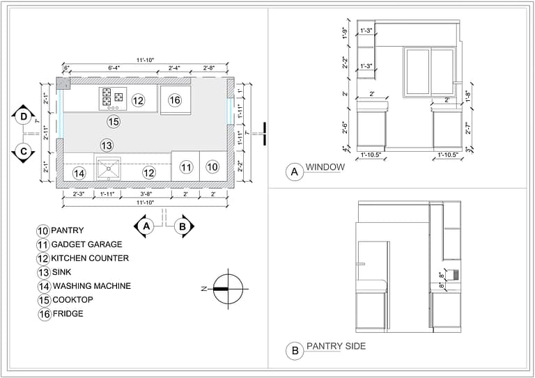 KITCHEN ELEVATIONS 2